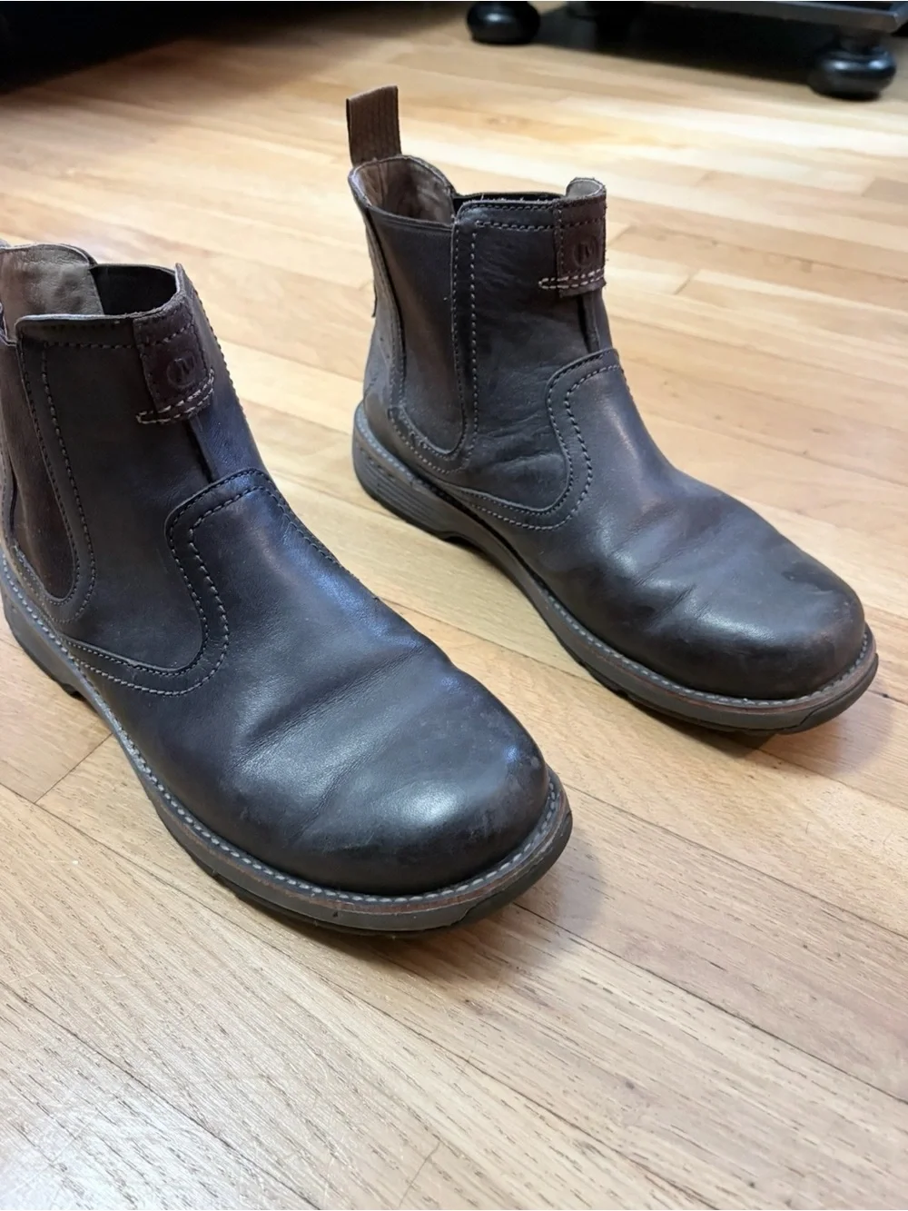 Merrell Men’s Dark Brown Leather Chukka Boots